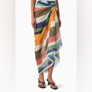 Multicolor Swim Sarong NWT 🔖